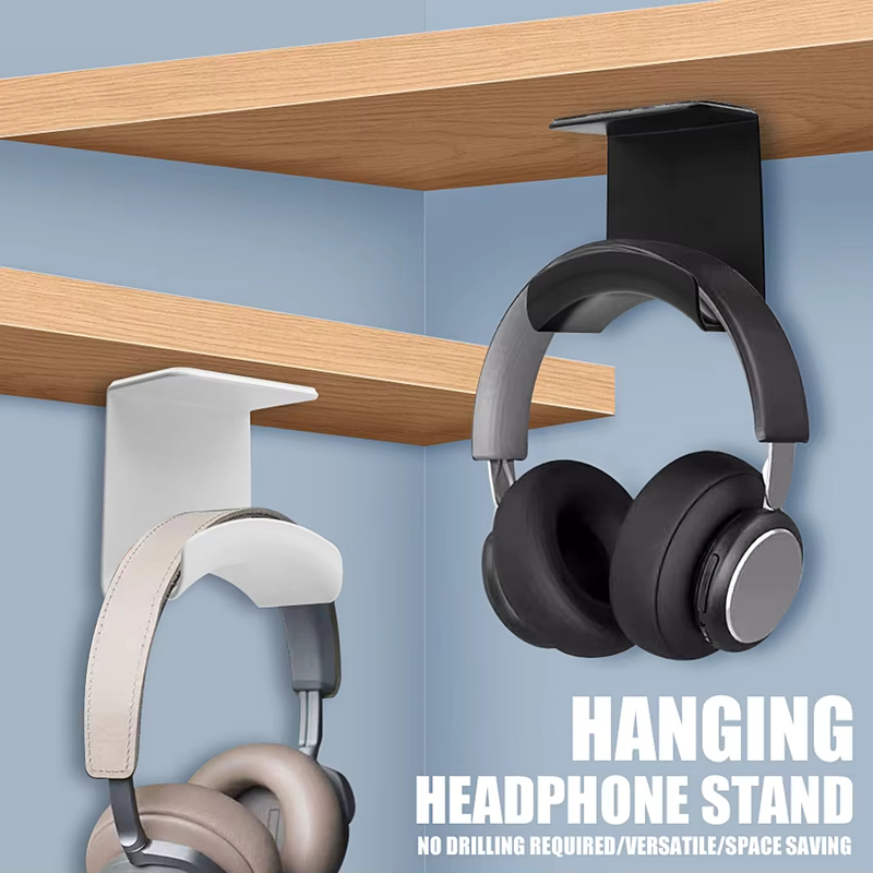 Gaming Headset - Evrensel Kulaklık Standı Yapışkanlı Plastik Duvar
