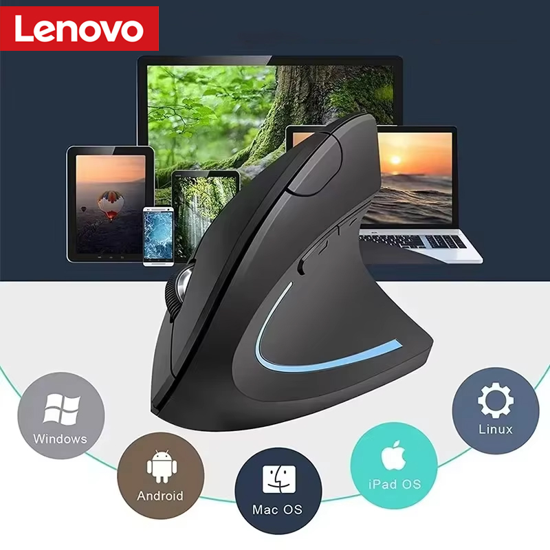 Pc Gaming Lenovo - Lenovo Kablosuz Dikey Fare Şarj Edilebilir
