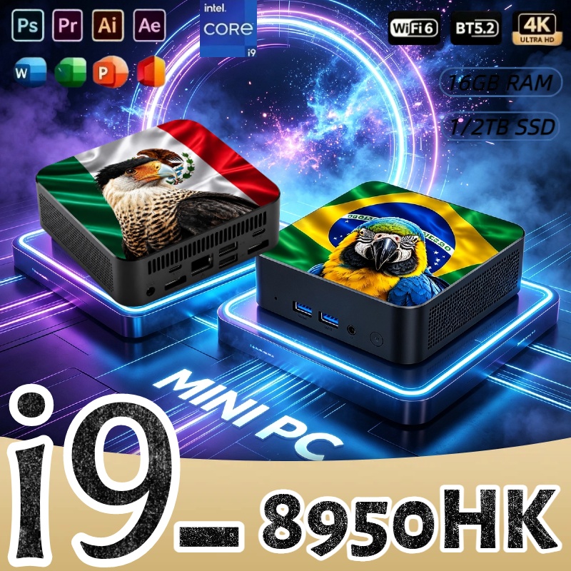 Pc Gaming Gaming - Mini PC Core i9-8950HK 16GB RAM