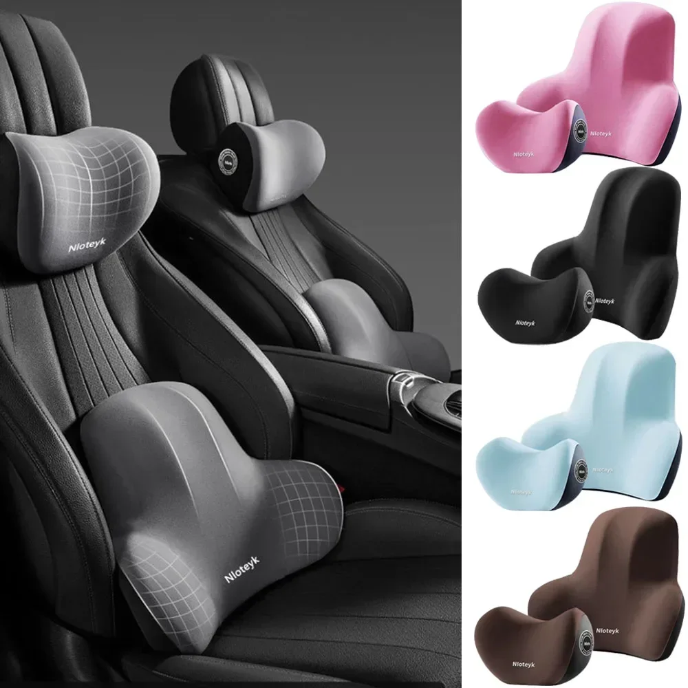 Gaming Chair Lumbar Pillow - Hafızalı Köpük Bel Destek Minderi, Araba,