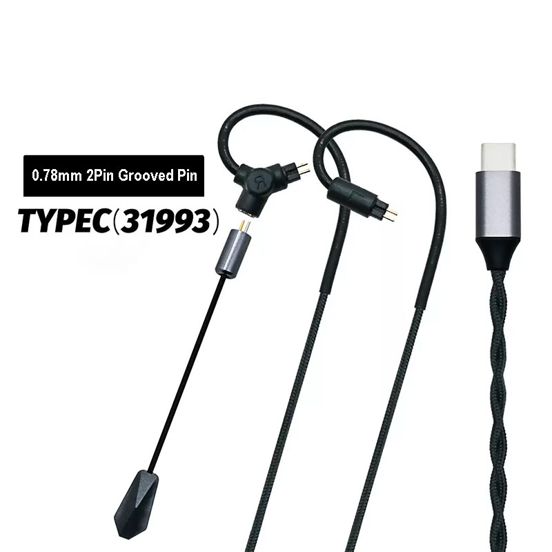 Gaming Headset - 0.78 QDC MMCX Oyun Kulaklık Kablosu