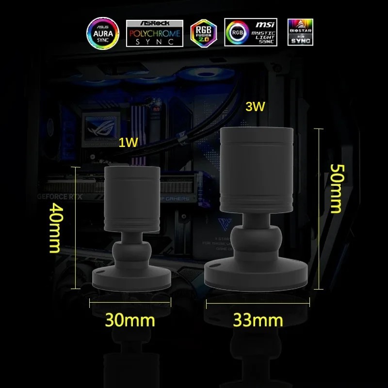 QITU 1W 3W ARGB 5V 3Pin Header - Pc Gaming Second incelemesi ve fiyatı