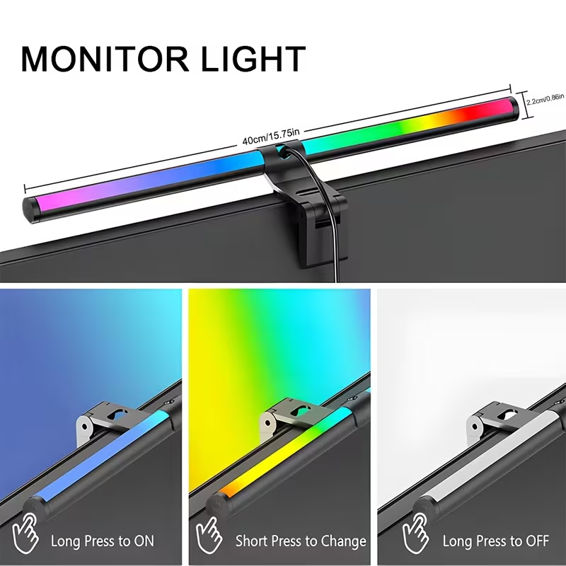 USB Güçlü LED Monitör Işık Çub - No Rgb Gaming Pc incelemesi ve fiyatı