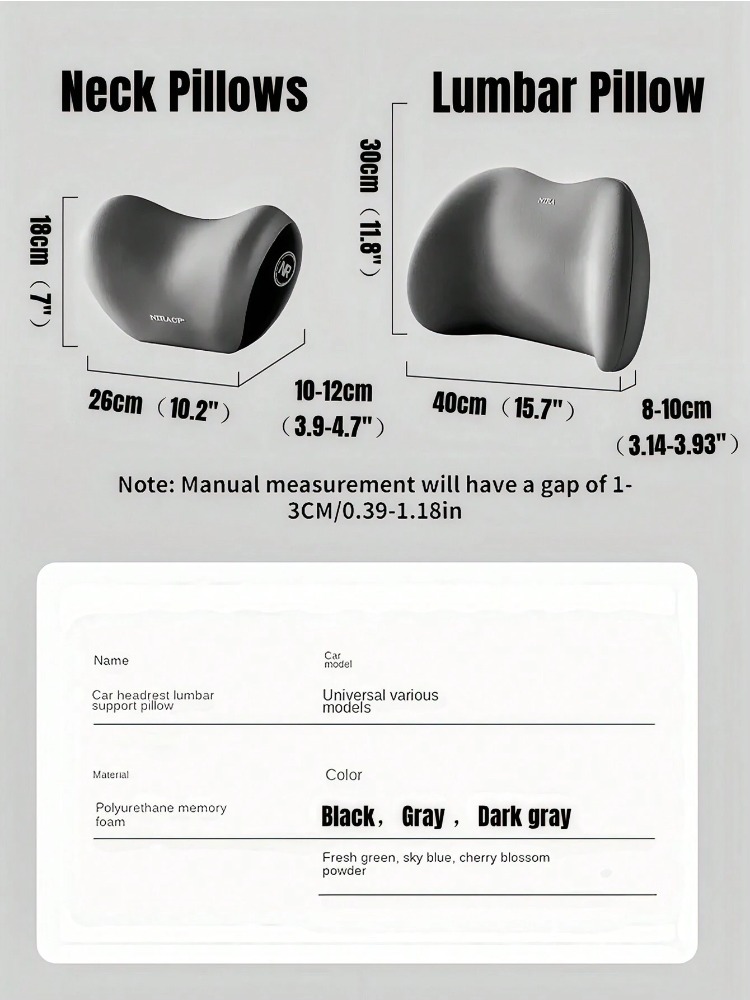 Araba Kafalık, Bel Desteği, Om - Gaming Chair Lumbar Pillow incelemesi ve fiyatı