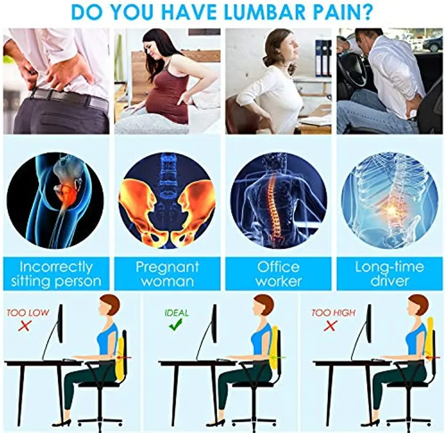 Bel Desteği Yastık Bellek Köpü - Gaming Chair Lumbar Pillow incelemesi ve fiyatı