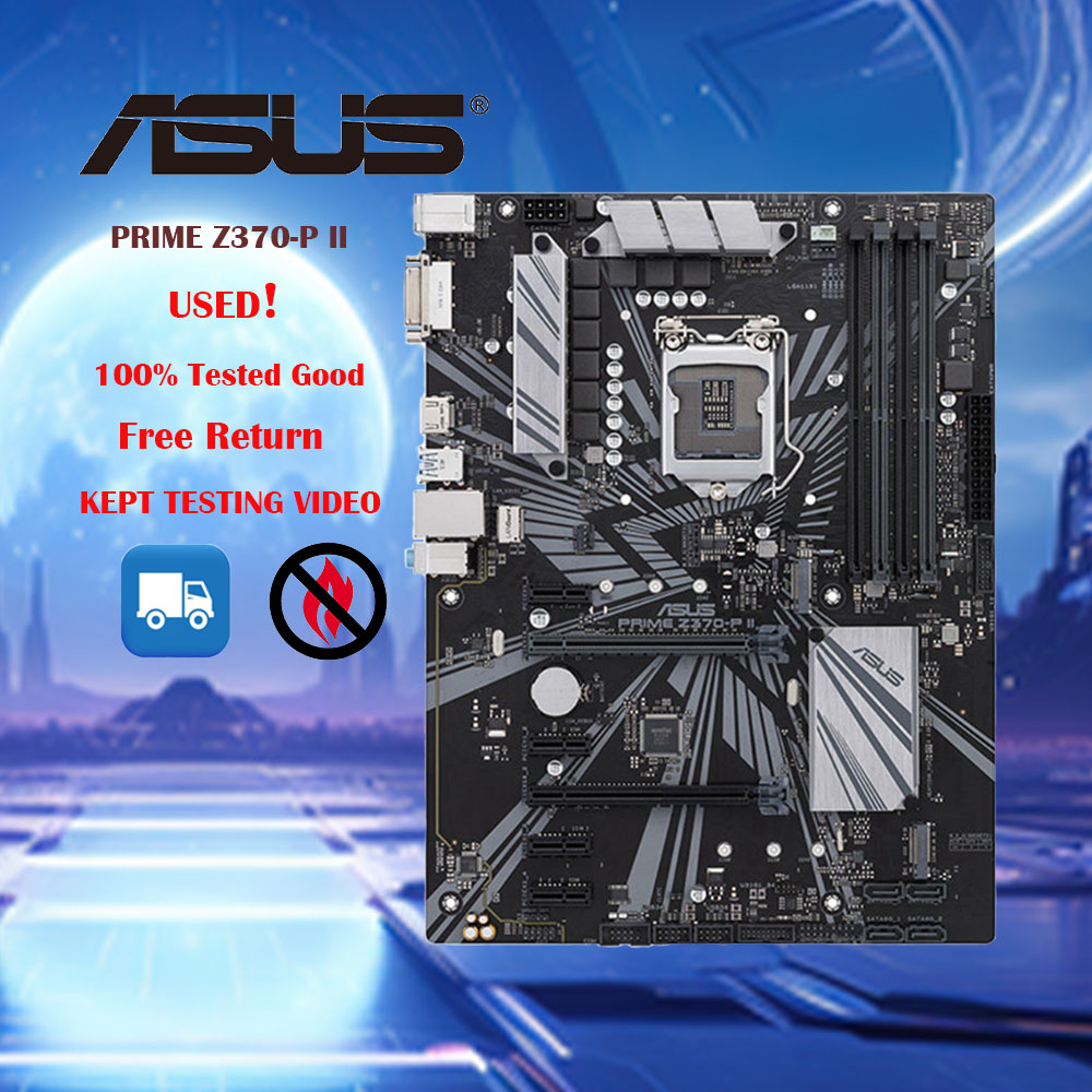 LGA 1151 Asus PRIME Z370-P II  - Intel Cpu Core I9 incelemesi ve fiyatı