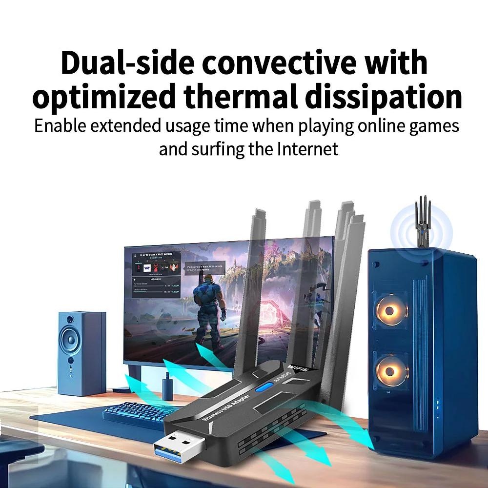 WiFi 6 USB 3.0 Adaptör 1800 Mb - Pc Gaming Second incelemesi ve fiyatı