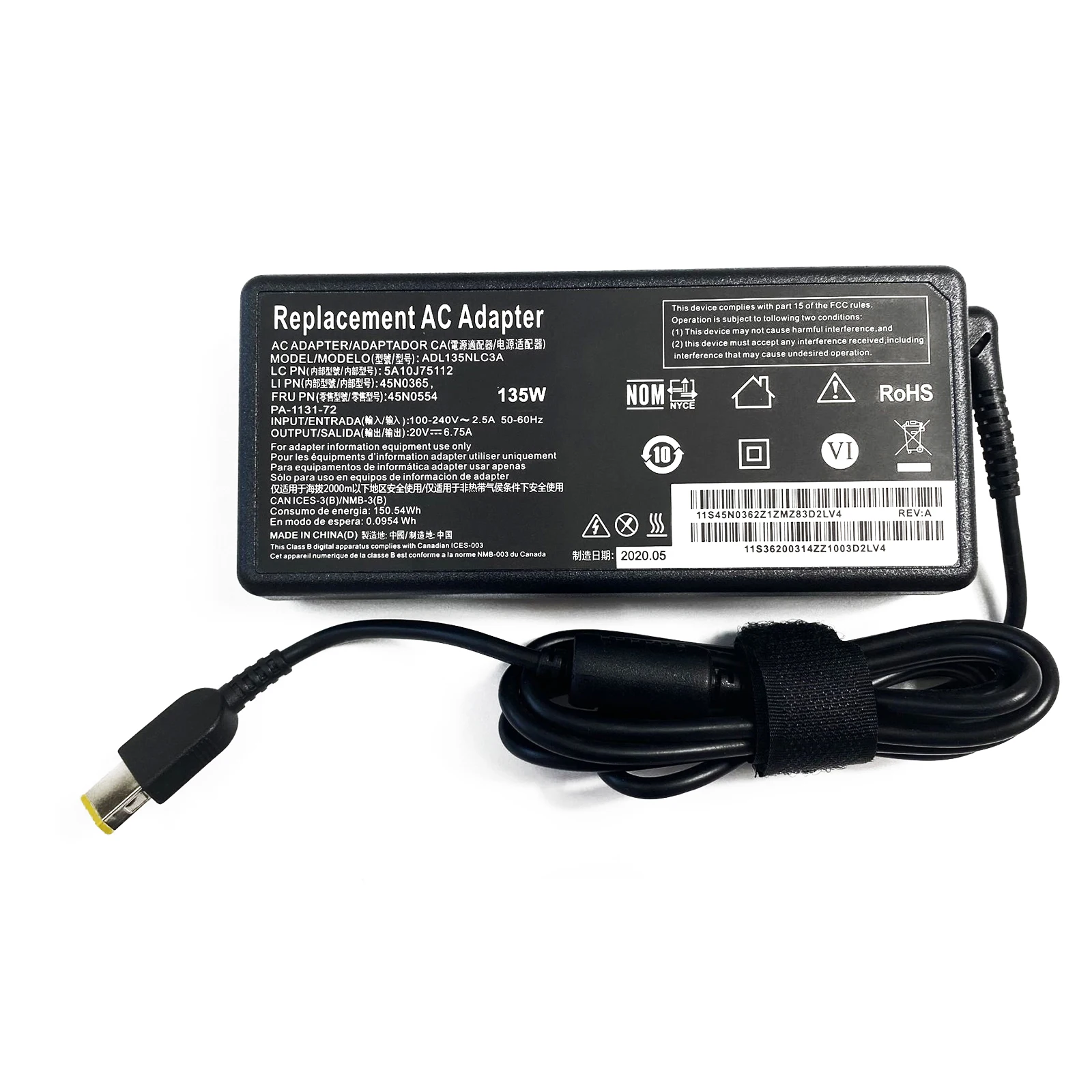 20V 6.135 W dizüstü Ac adaptör - Pc Gaming Lenovo incelemesi ve fiyatı